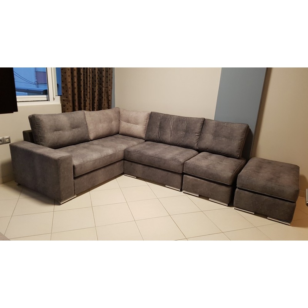 ΚΑΝΑΠΕΣ ΓΩΝΙΑΚΟΣ ΜΕ ΠΟΥΦ